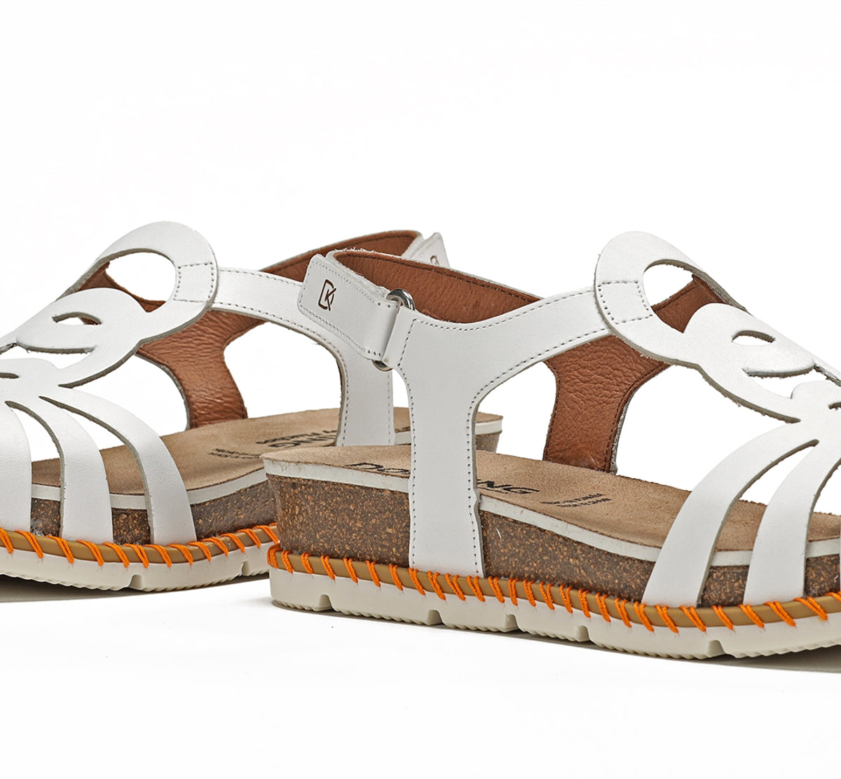 Dorking Sport D9322 sandales blanc femme velcro