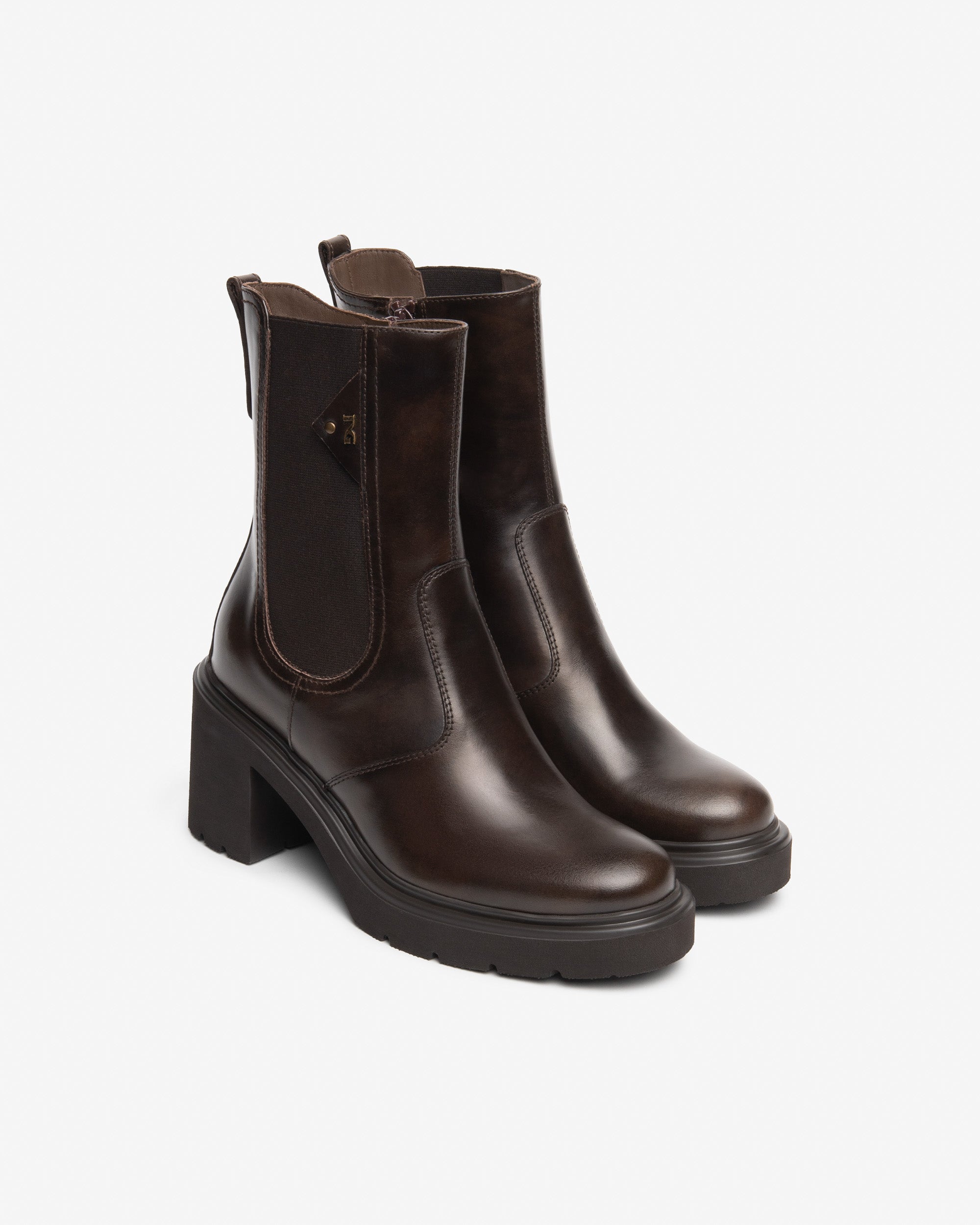 Nero Giardini Chelsea Boots Bottines Cuir Femme Talon