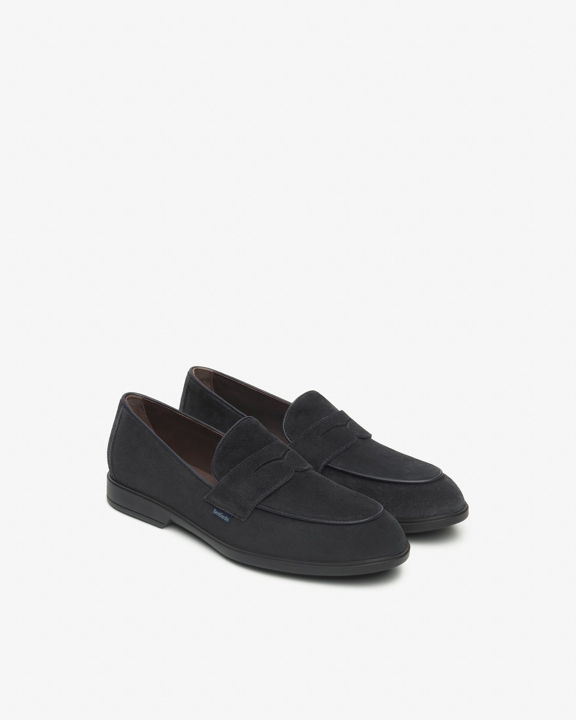 Nero Giardini Loafers mocassins daim homme cuir