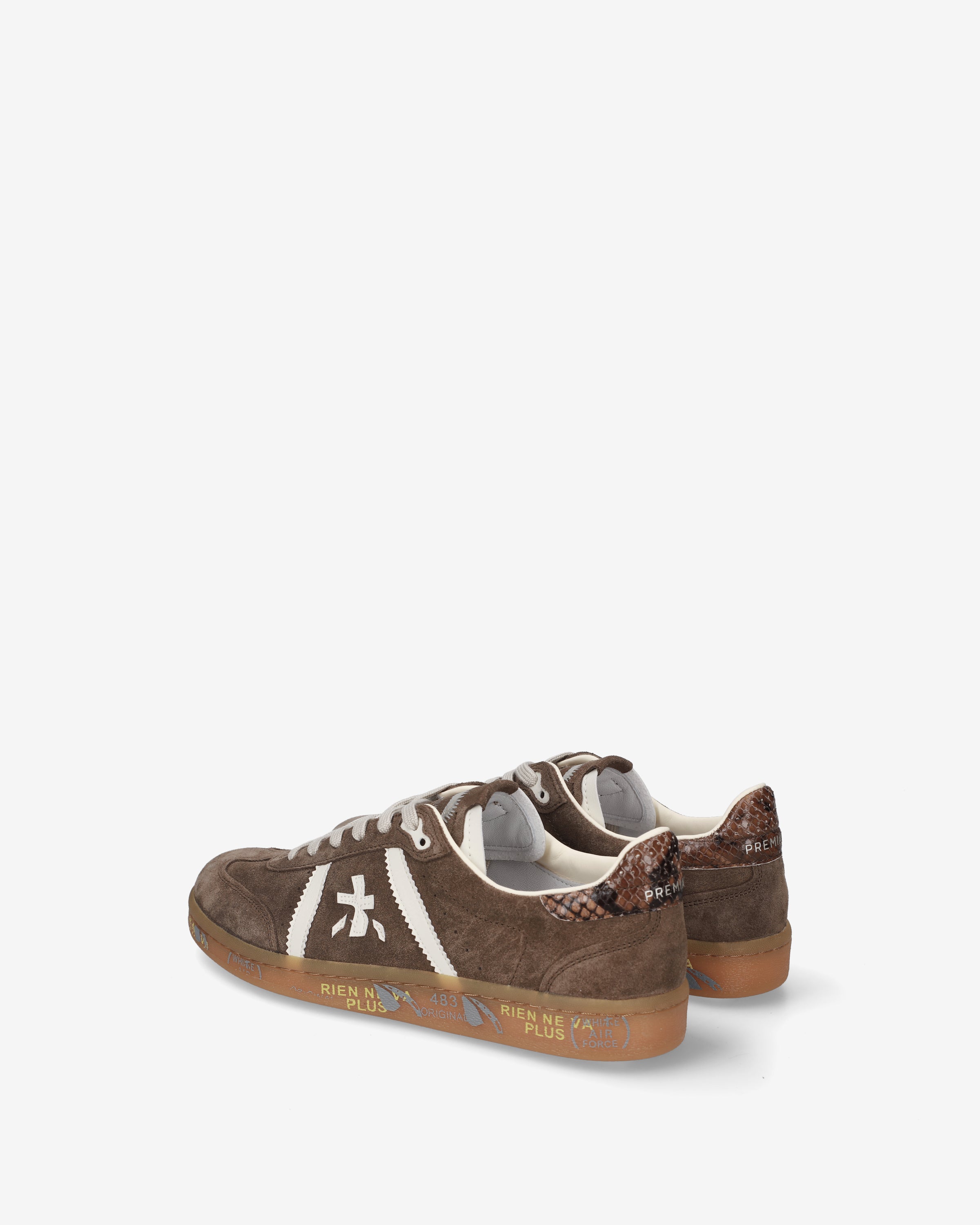 Premiata Bonnied 8576 baskets femme daim taupe