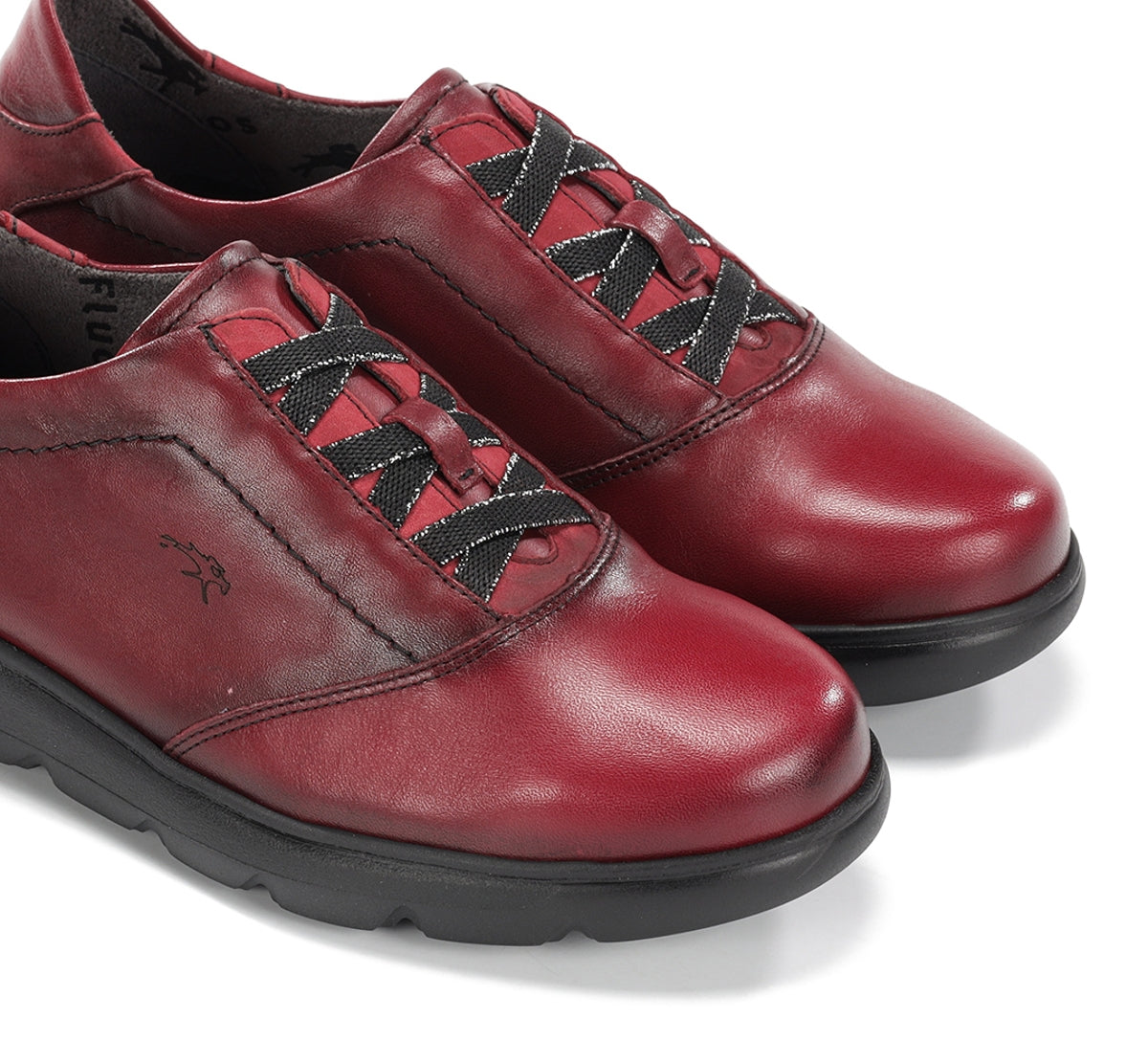 Fluchos Faral F1866 chaussure rouge femme confort