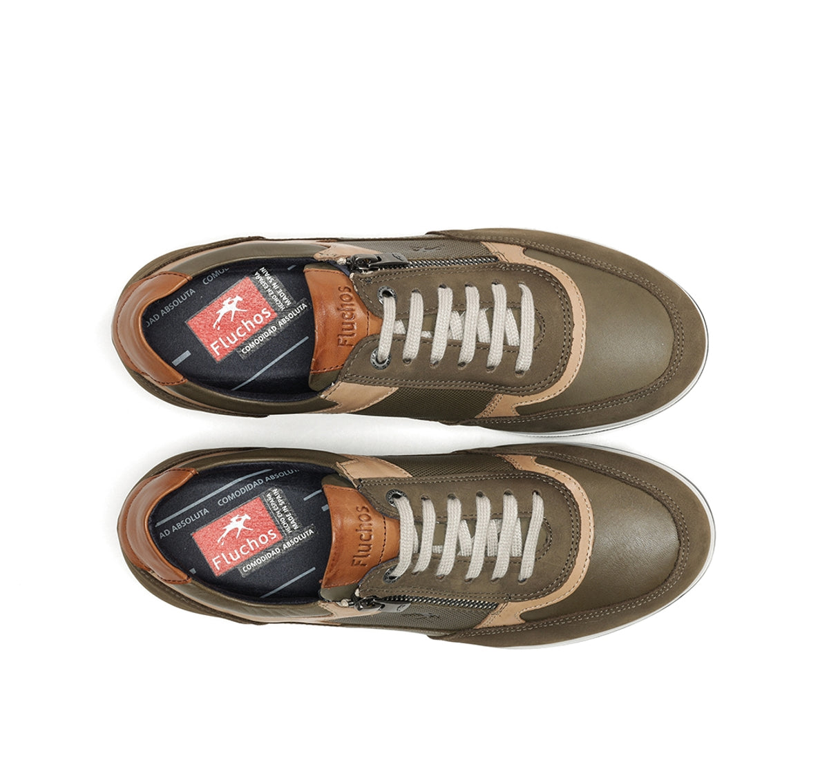 Fluchos Daniel F1288 basket marron homme cuir