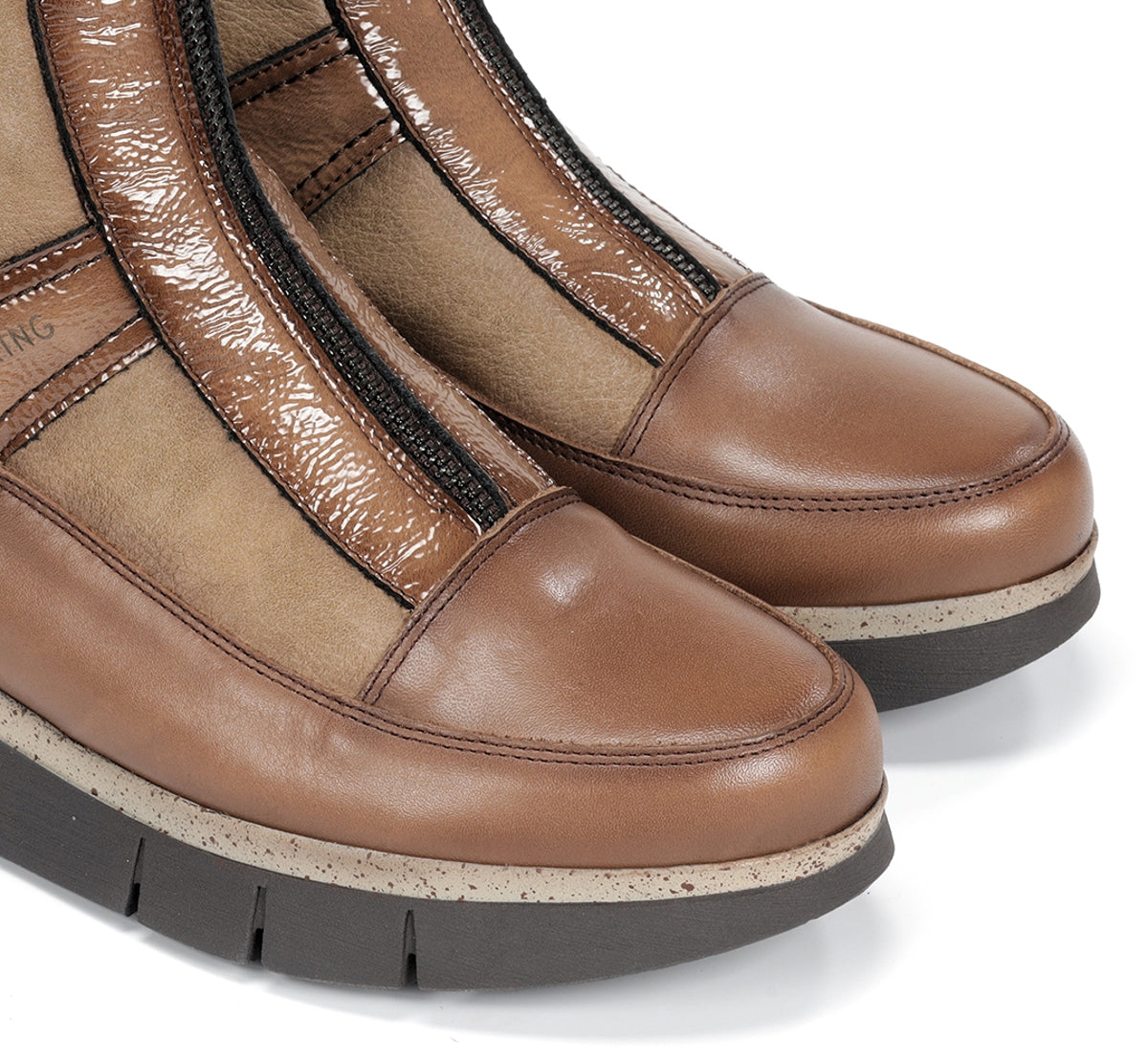 Fluchos Dorking India D9331 bottines femme marron cuir