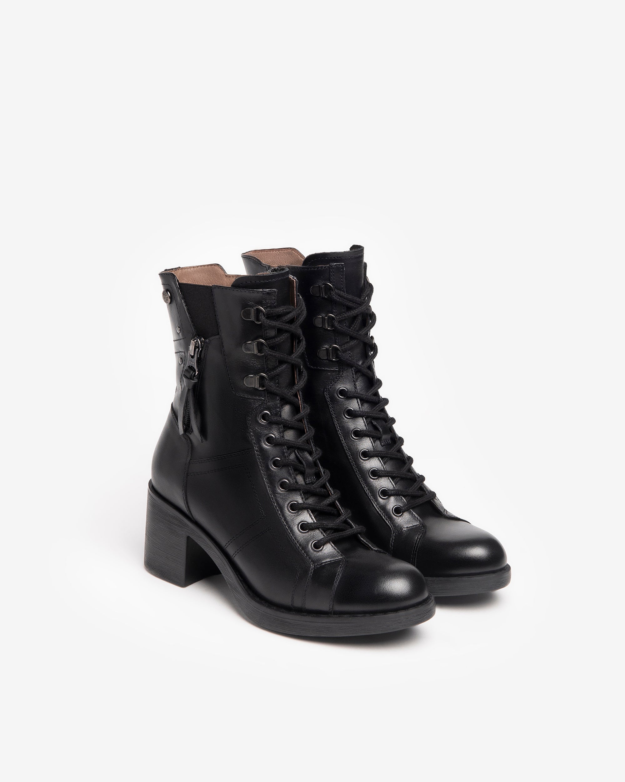 Nero Giardini Combat Boots rangers femme cuir