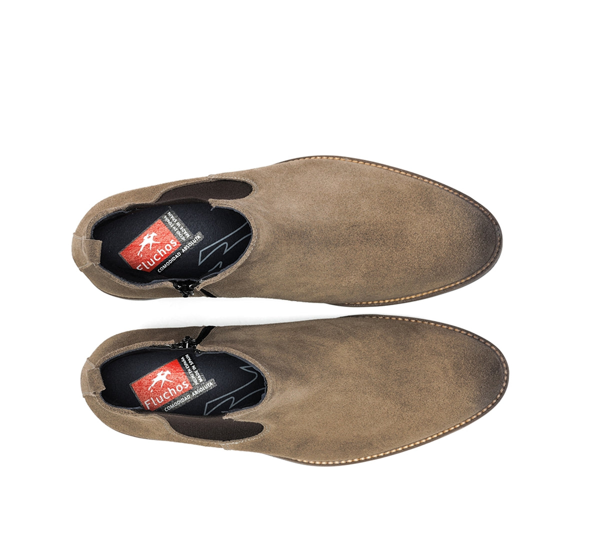 Fluchos Theo F1690 bottines homme taupe cuir