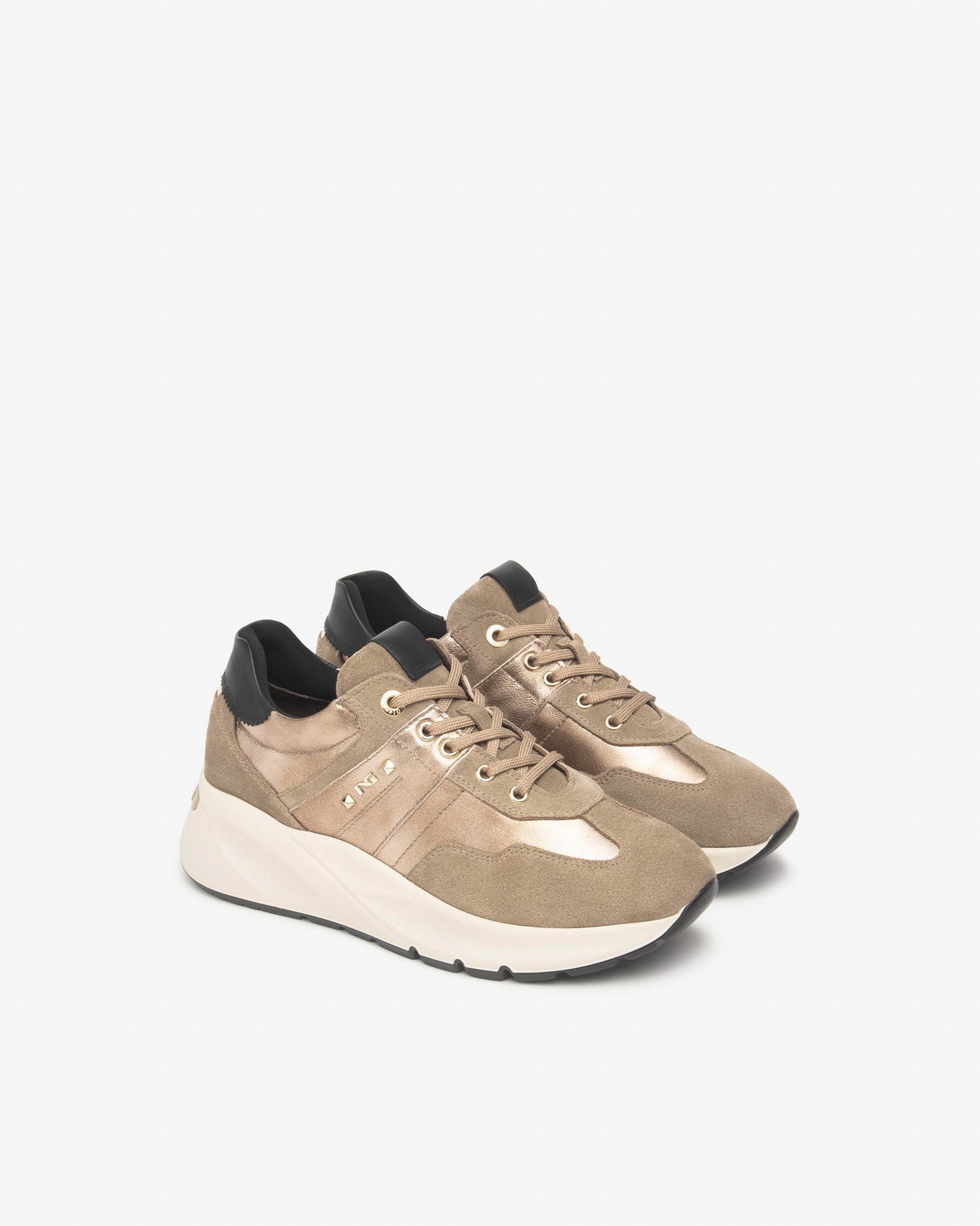 Nero Giardini Sneakers basket femme daim cuir memory 35-41