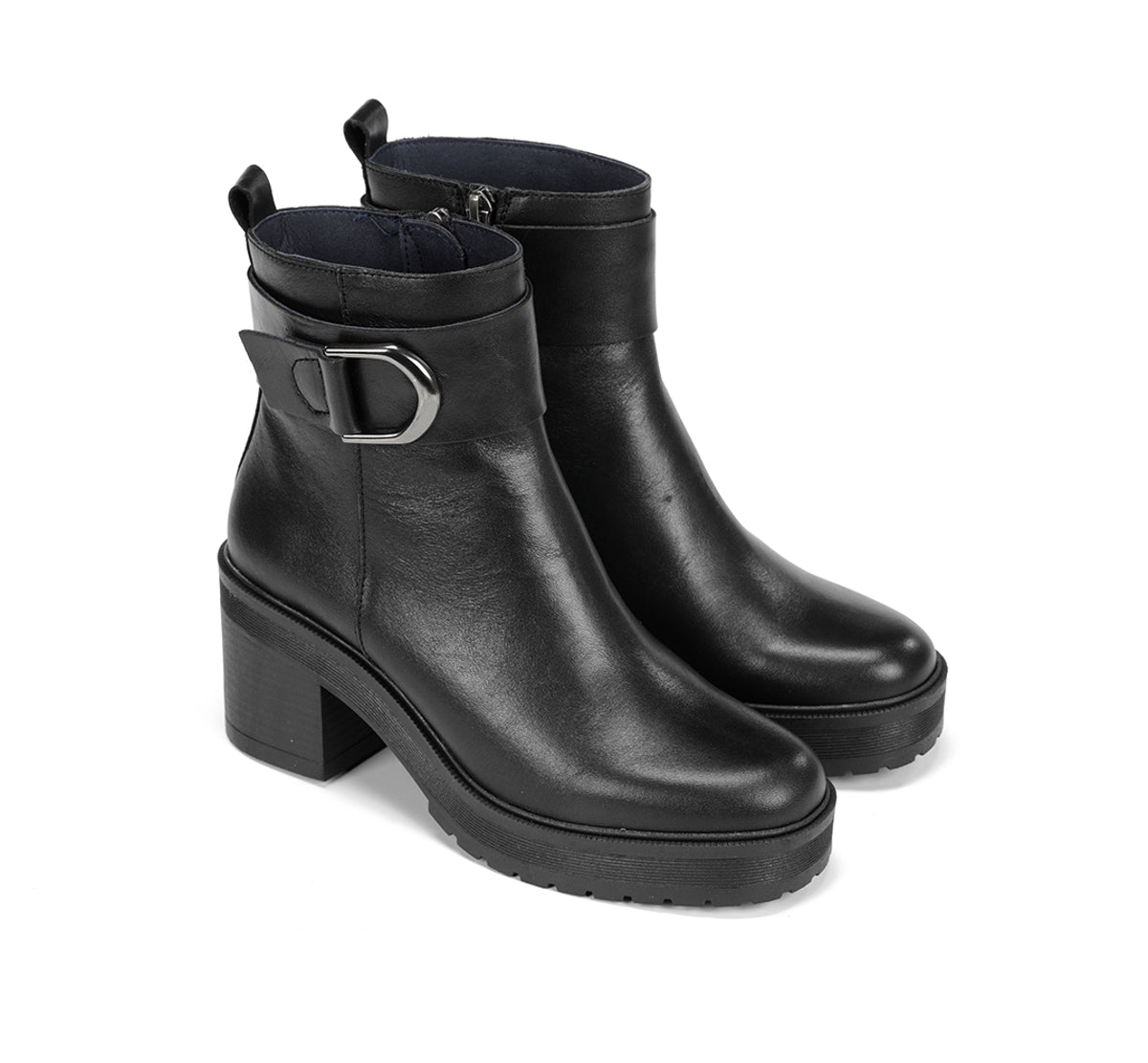 Dorking by Fluchos Sarah D9573 bottine noire femme talon large