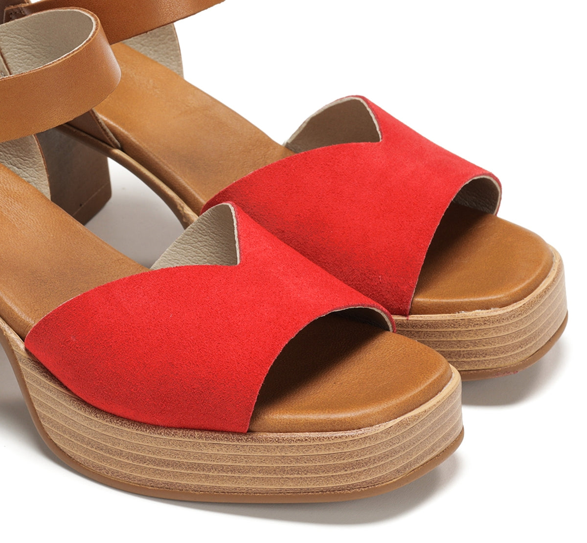 Dorking Diamond D9283 sandales rouge femme talon