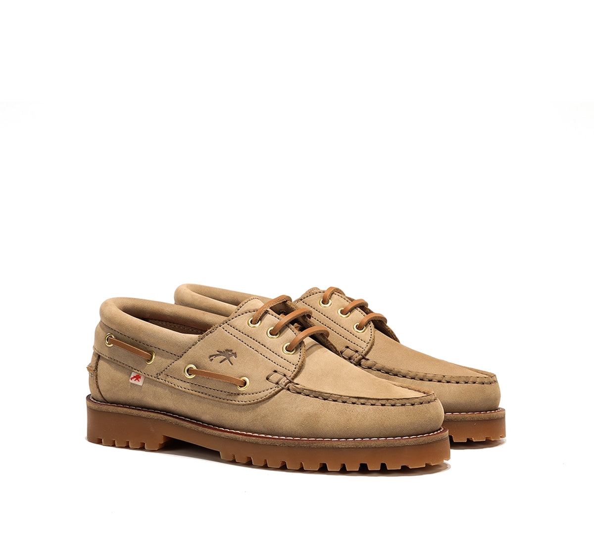 Fluchos Scott F0053 chaussures bateau taupe femme