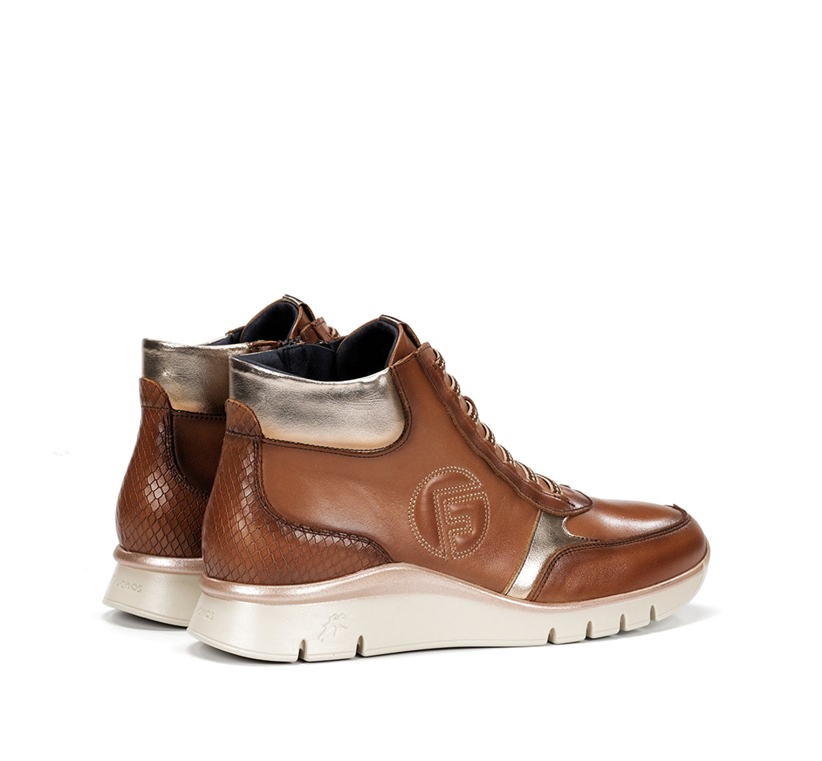 Fluchos Union F2077 bottines femme marron cuir