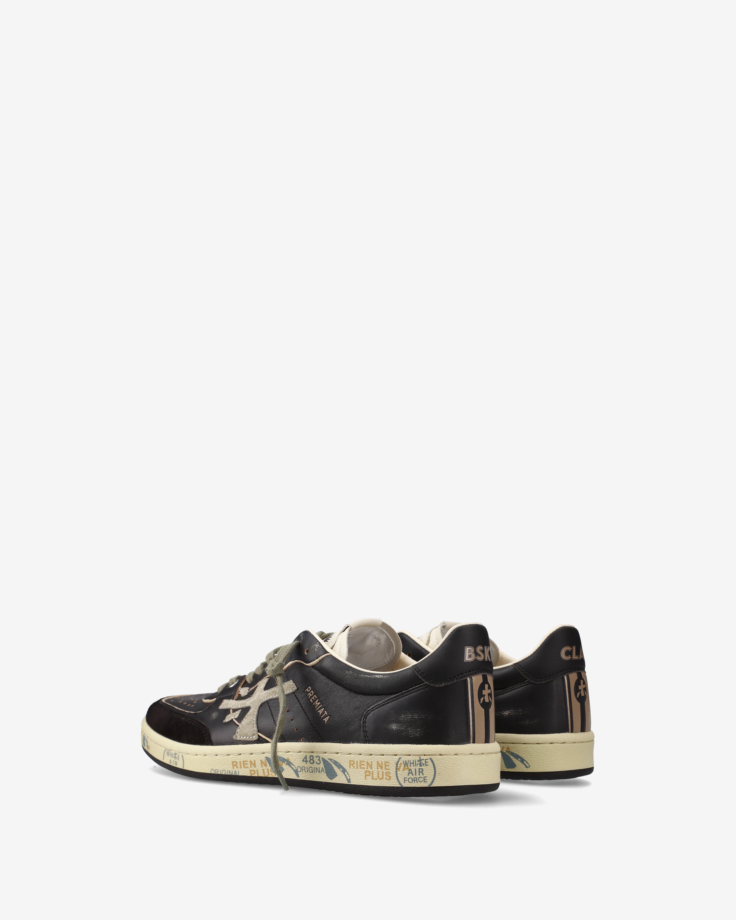 Premiata Bskt Clay 6909 baskets noires homme
