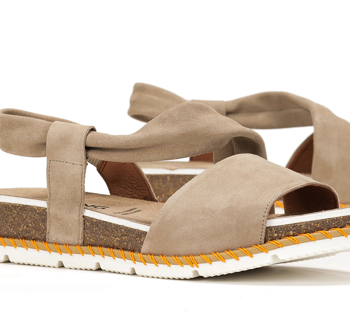 Dorking Sport D9324 sandales taupe femme velcro