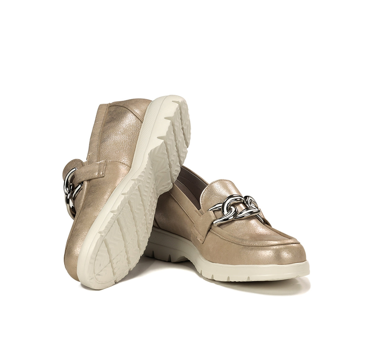 Fluchos Gladis F1937 mocassin doré femme