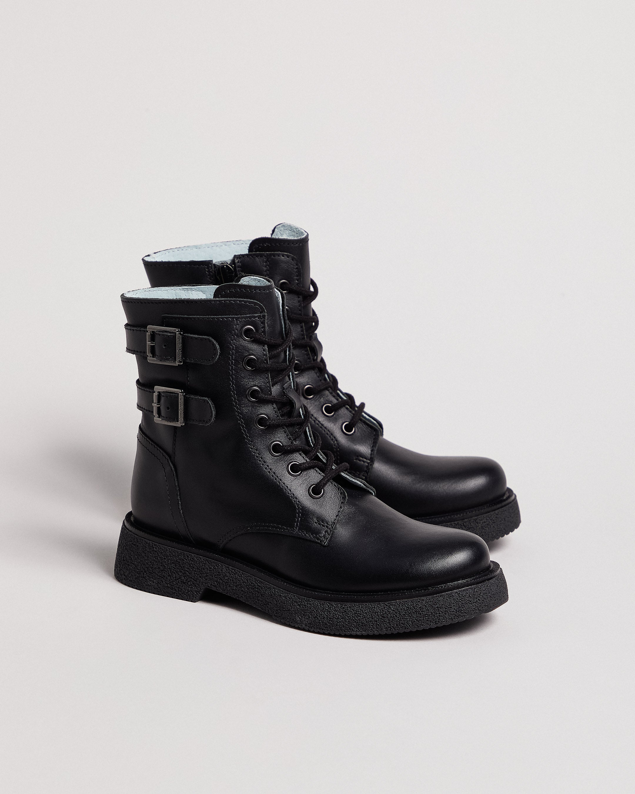 Nero Giardini Combat Boots rangers fille cuir pointure 35