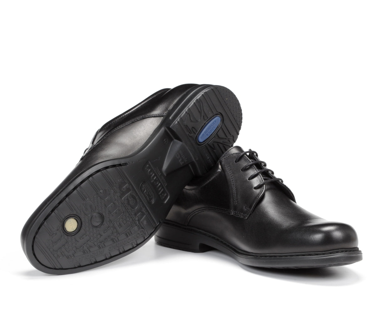 Fluchos Simon 8466 derbies noir homme cuir