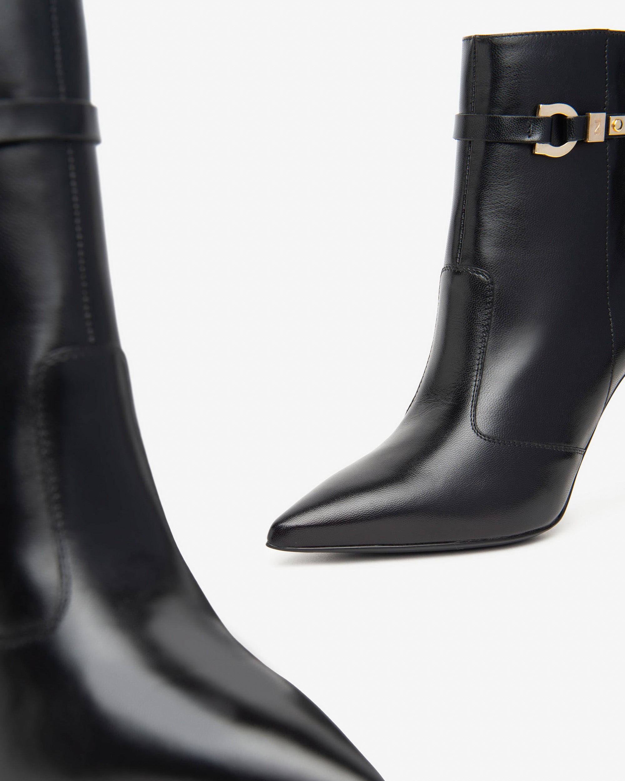 Nero Giardini Ankle Booties bottines cuir talon 95 pointure 35