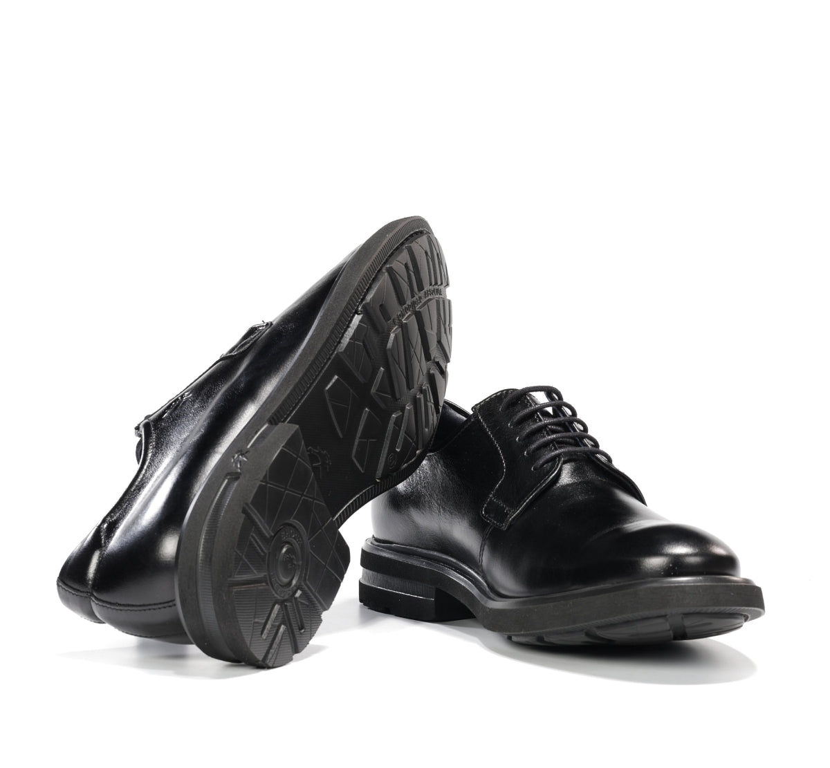 Fluchos Belgas F0631 chaussures homme noires cuir