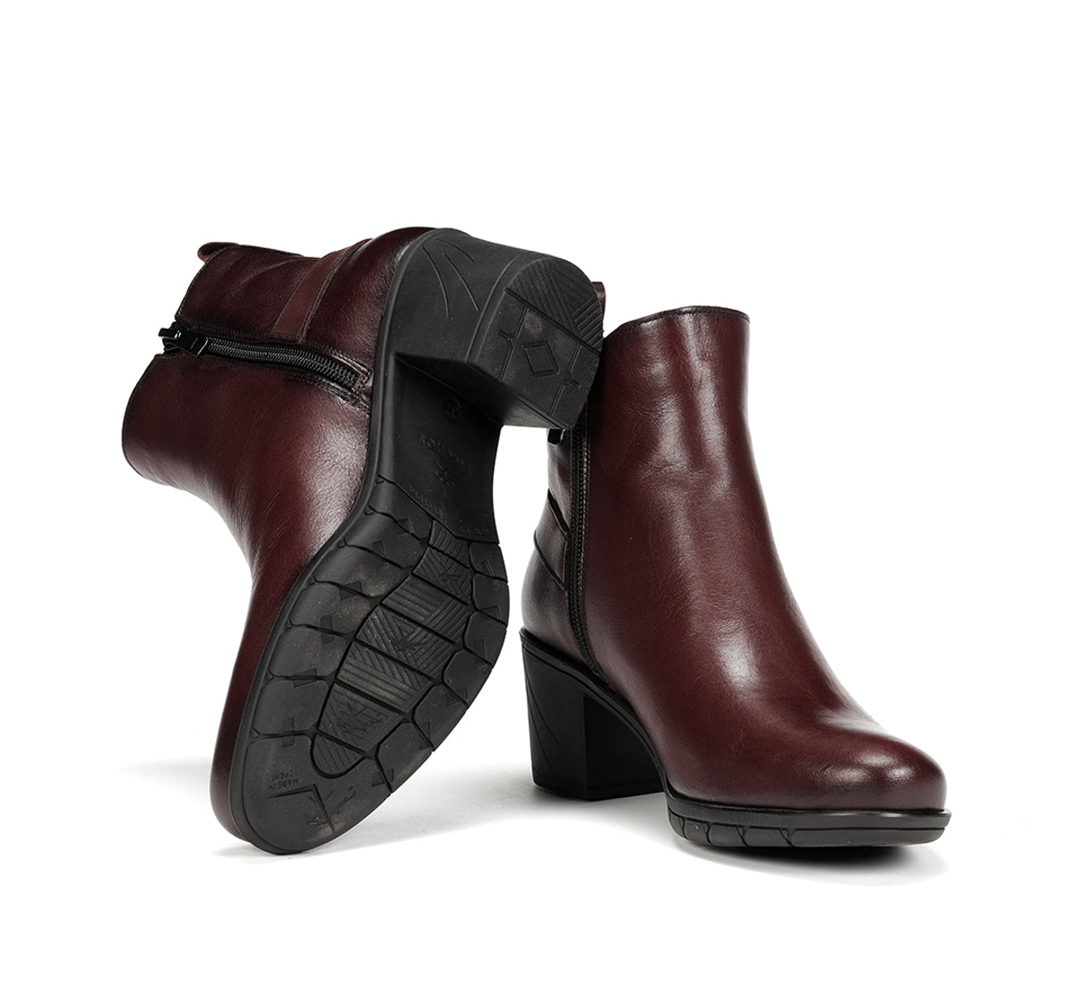 Fluchos Nydia F1798 bottine femme bordeaux