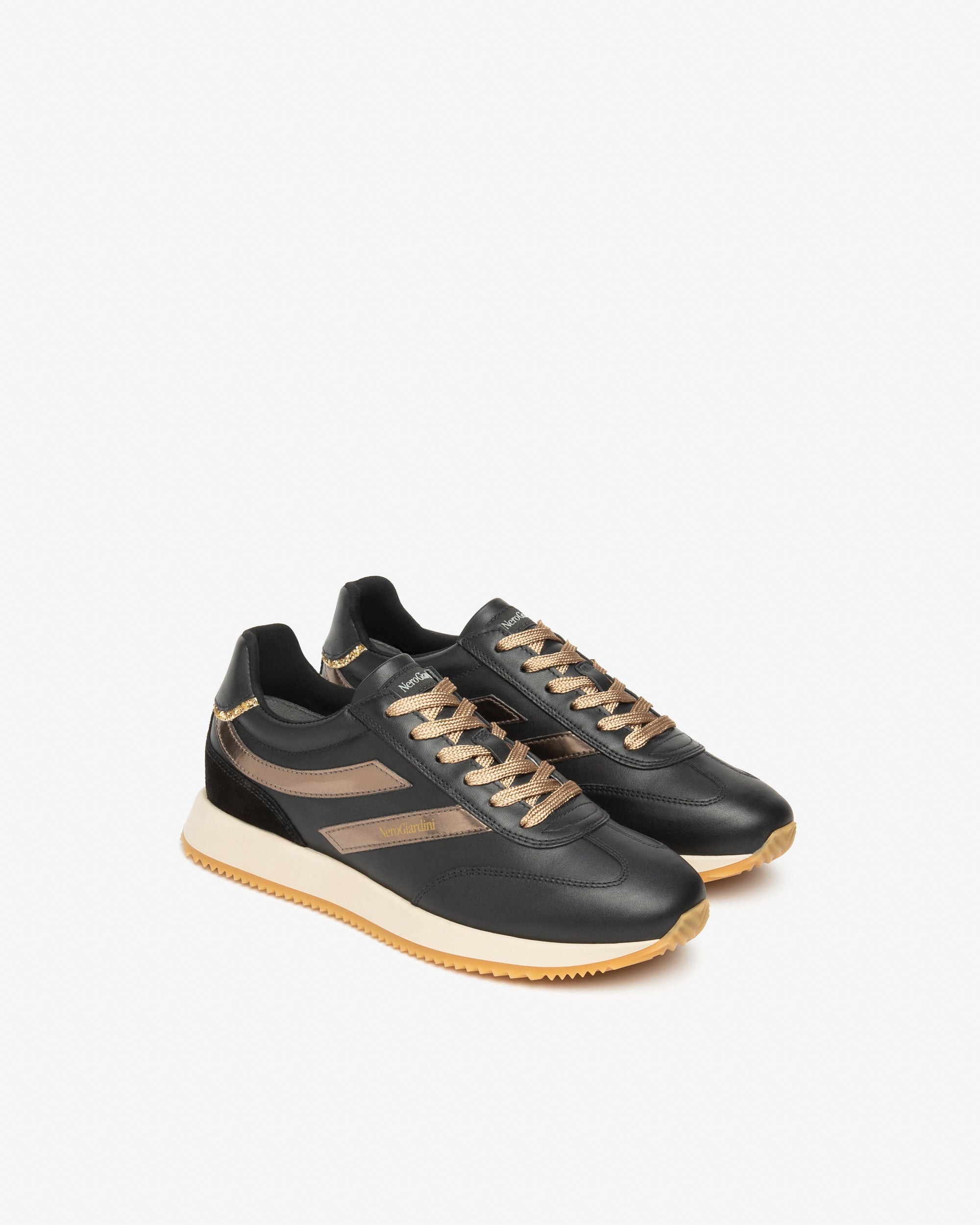 Nero Giardini Sneakers baskets femme cuir hiver 35-41