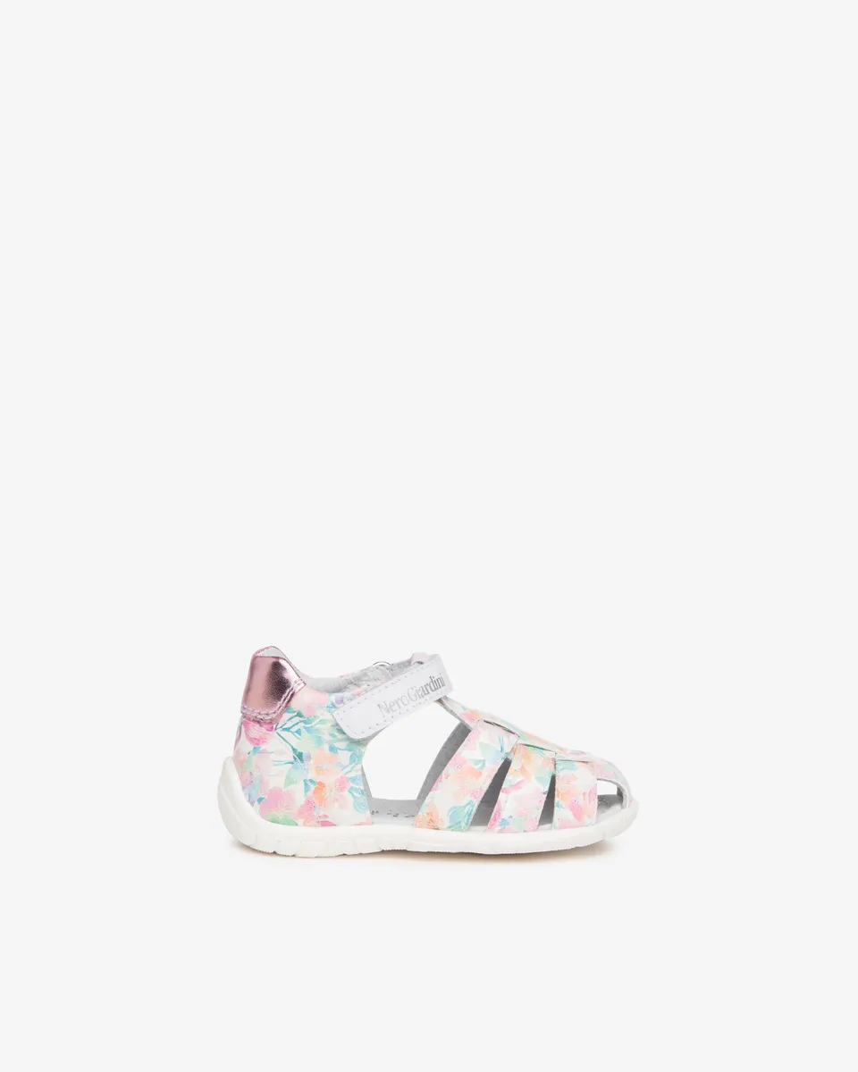Nero Giardini Sandals sandales bébé fille fleurs scratch