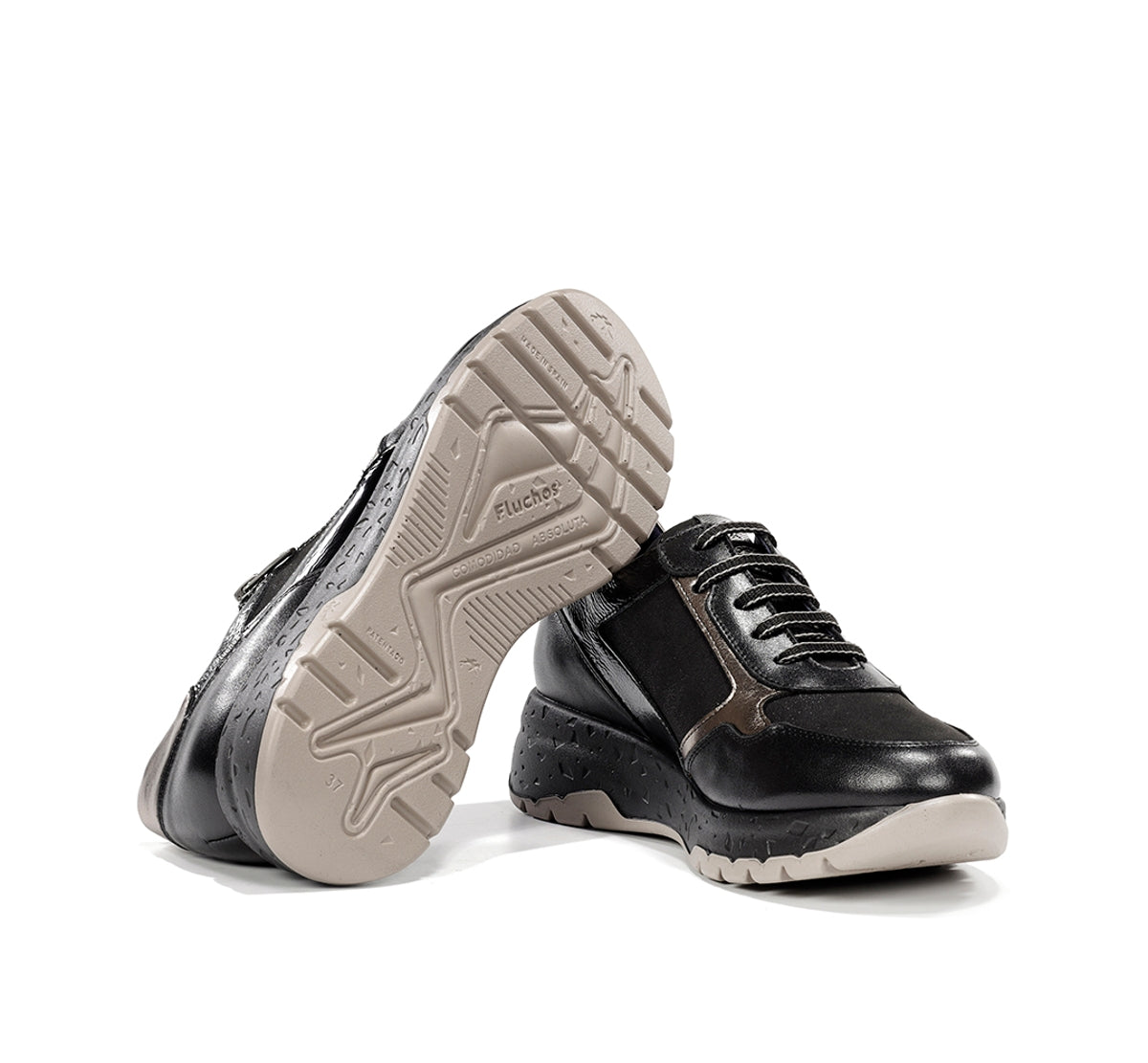 Fluchos Deportivos Nexus F2308 baskets femme noires cuir