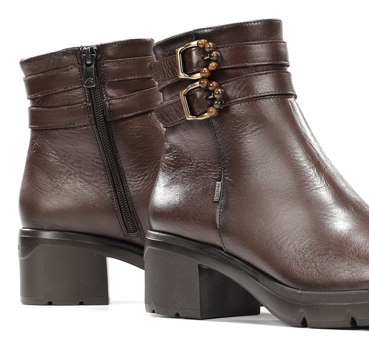 Fluchos Fugaz F2516 bottine femme marron talon