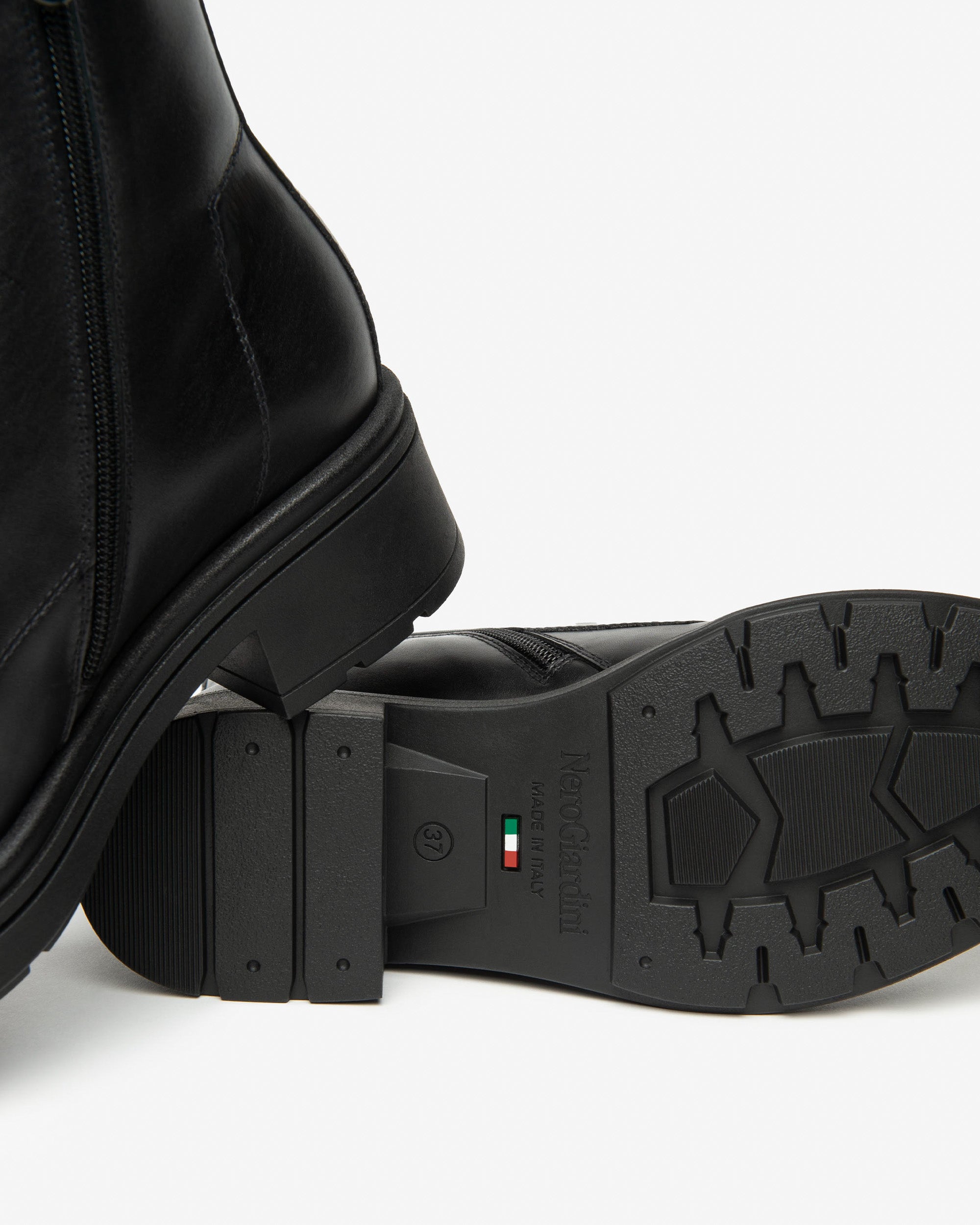 Nero Giardini Combat Boots rangers cuir femme