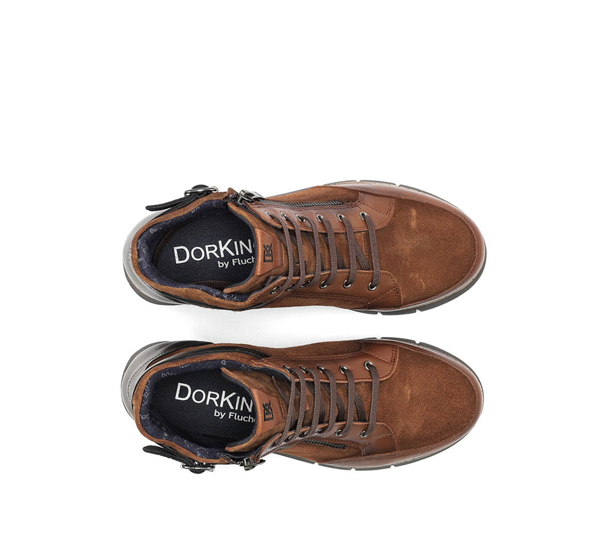 Fluchos Dorking India D9329 bottines marron femme