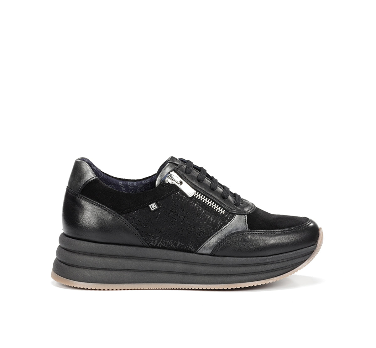 Dorking by Fluchos Draz D9249 basket noire plateforme