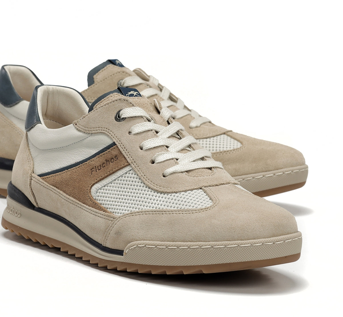 Fluchos Elder F2184 baskets homme beige confort