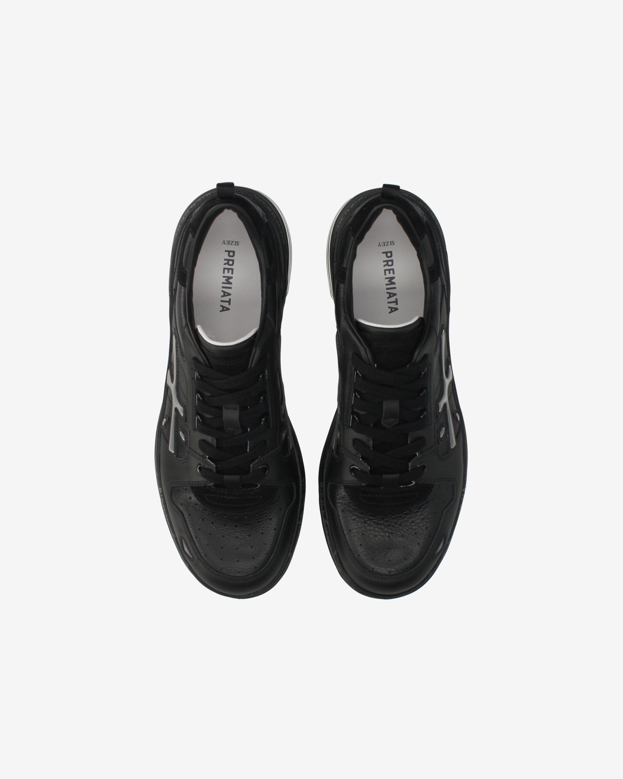 Premiata Drake 525 sneakers cuir noir homme