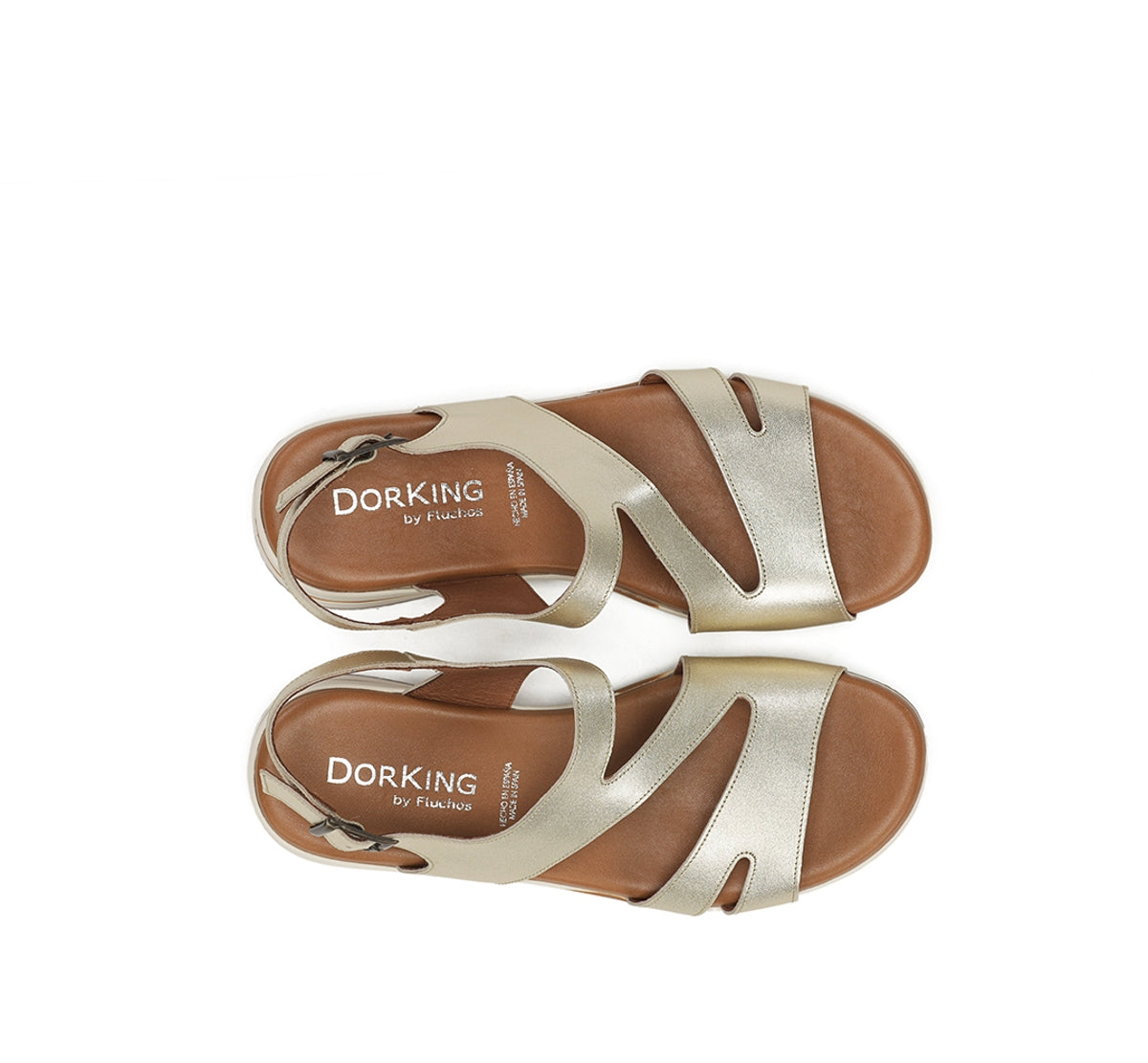 Dorking Merlo D9688 sandales doré femme 38 été