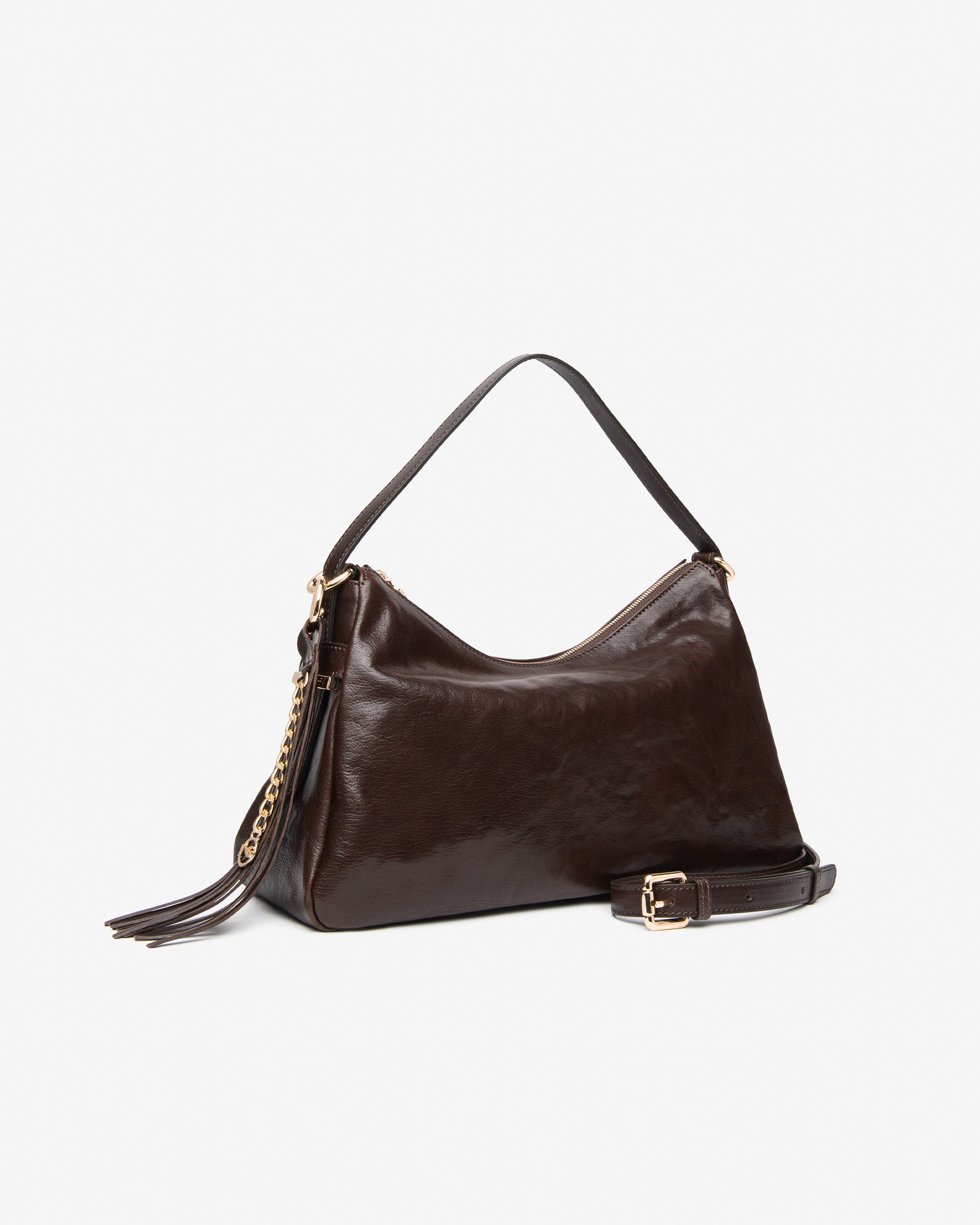 Nero Giardini Bags sac hobo cuir femme fermeture zip taille PZ