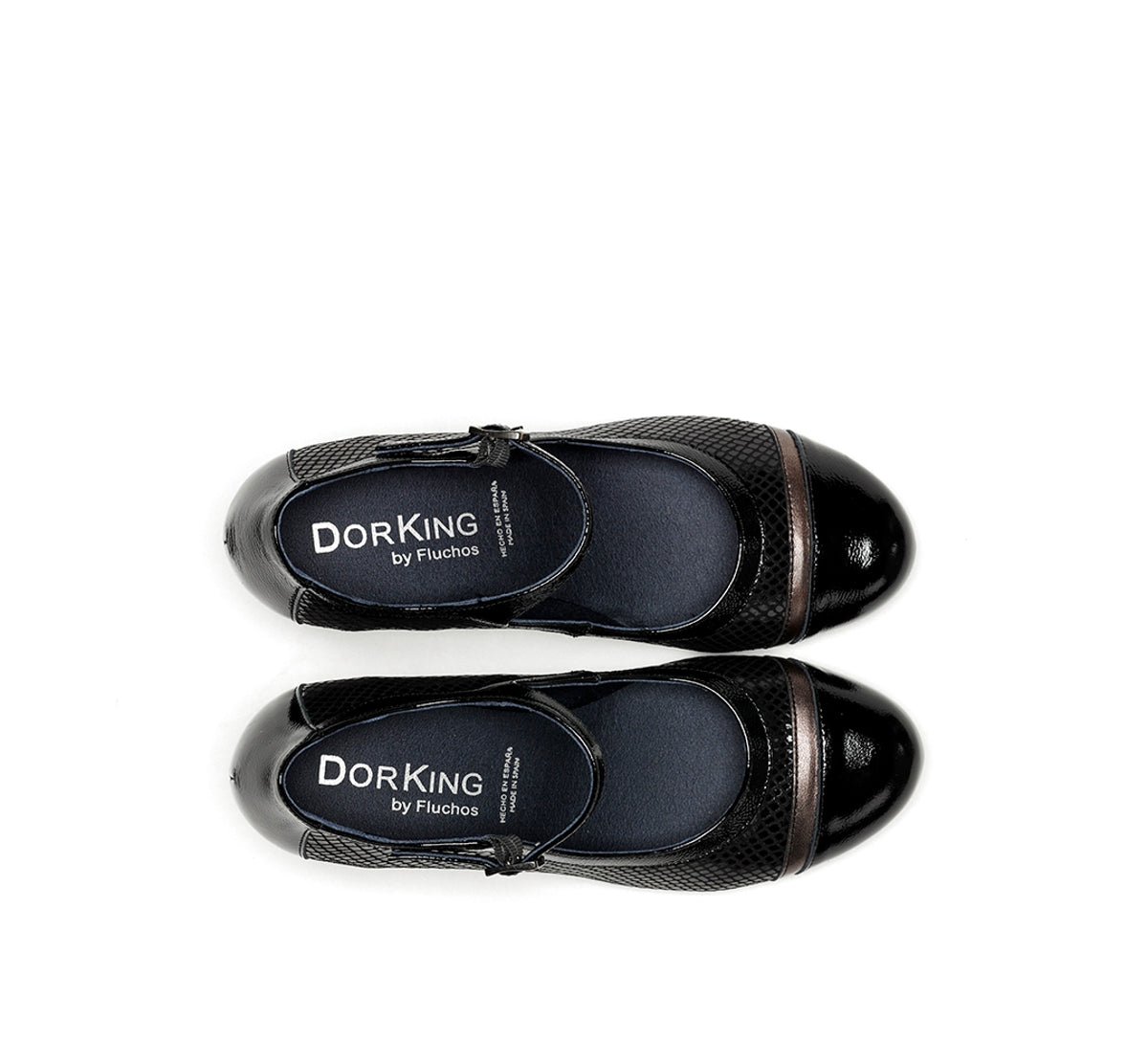 Dorking Rodin D8669 escarpins noir femme