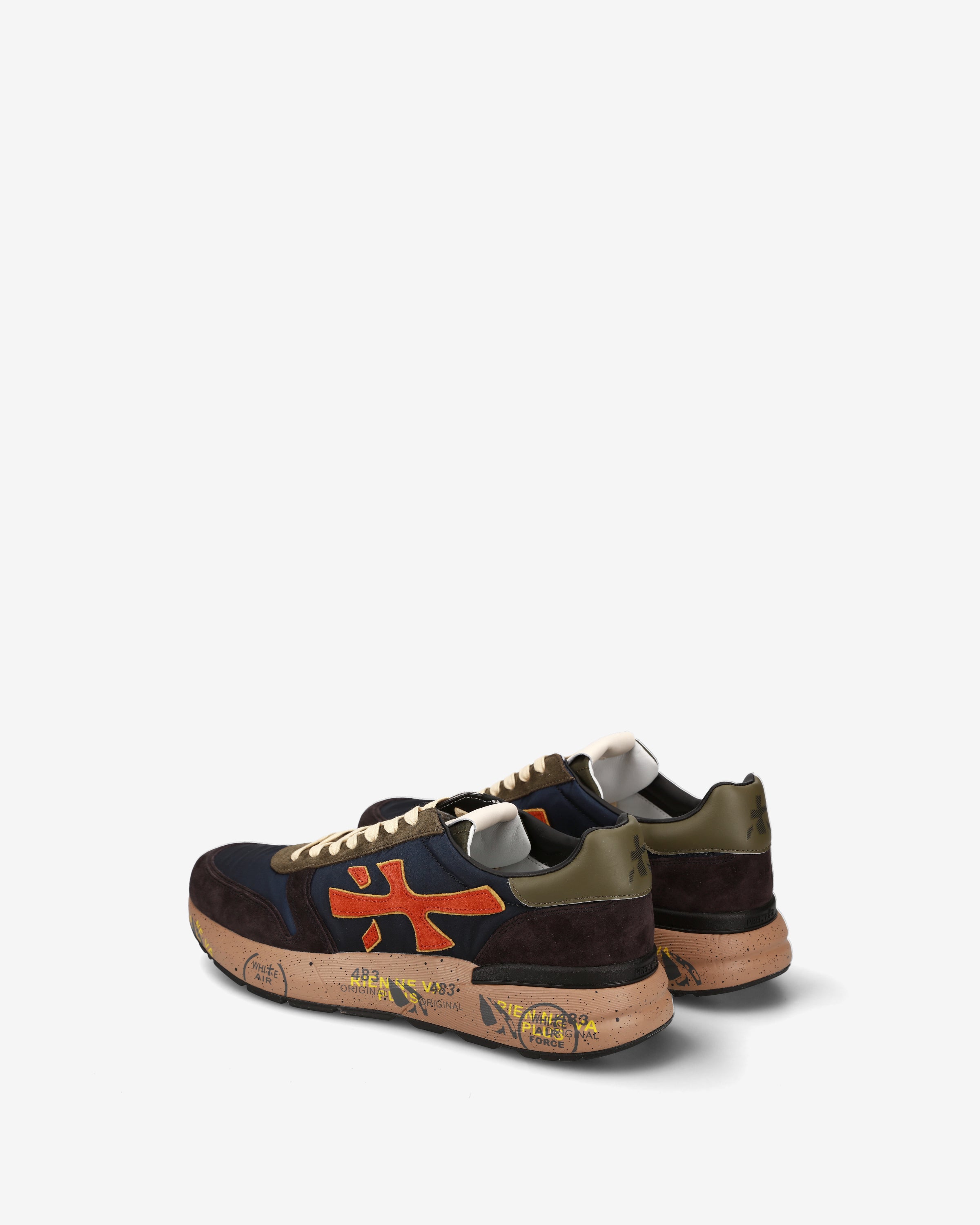 Premiata Mick 7721 baskets homme bleu marine
