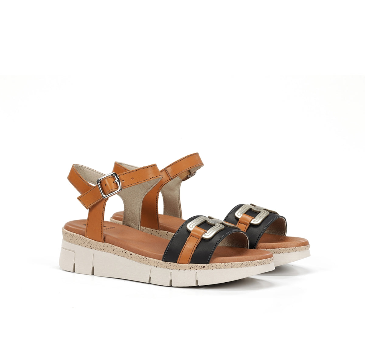 Dorking by Fluchos Klau D9484 sandales femme noires