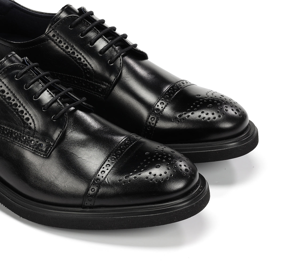 Fluchos Belgas F0629 derbies noir cuir homme