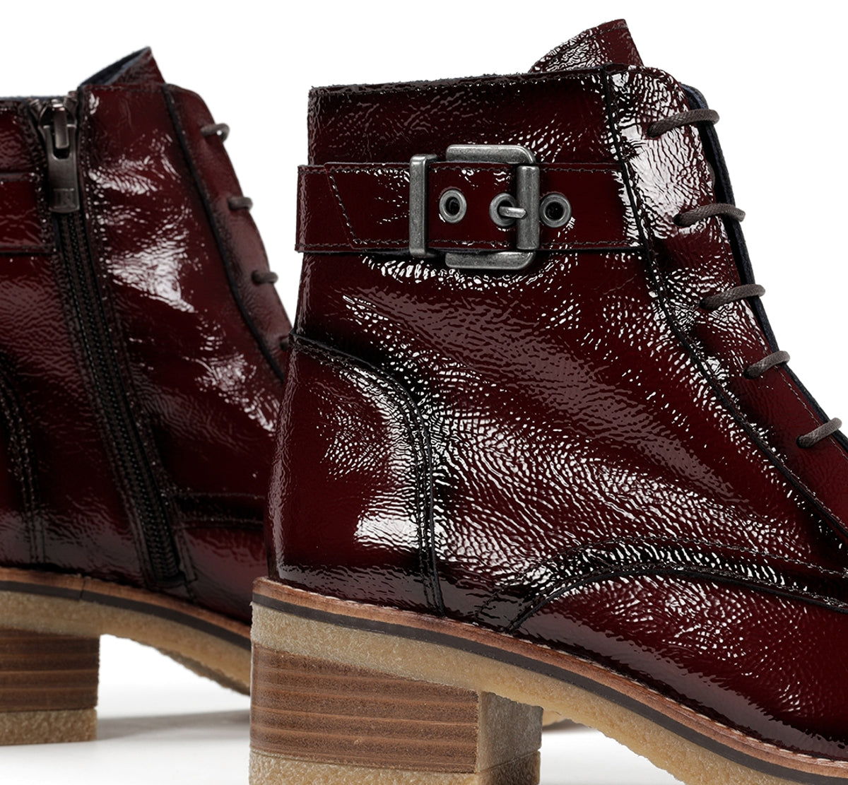 Dorking by Fluchos Lucero D8686 bottine femme bordeaux talon