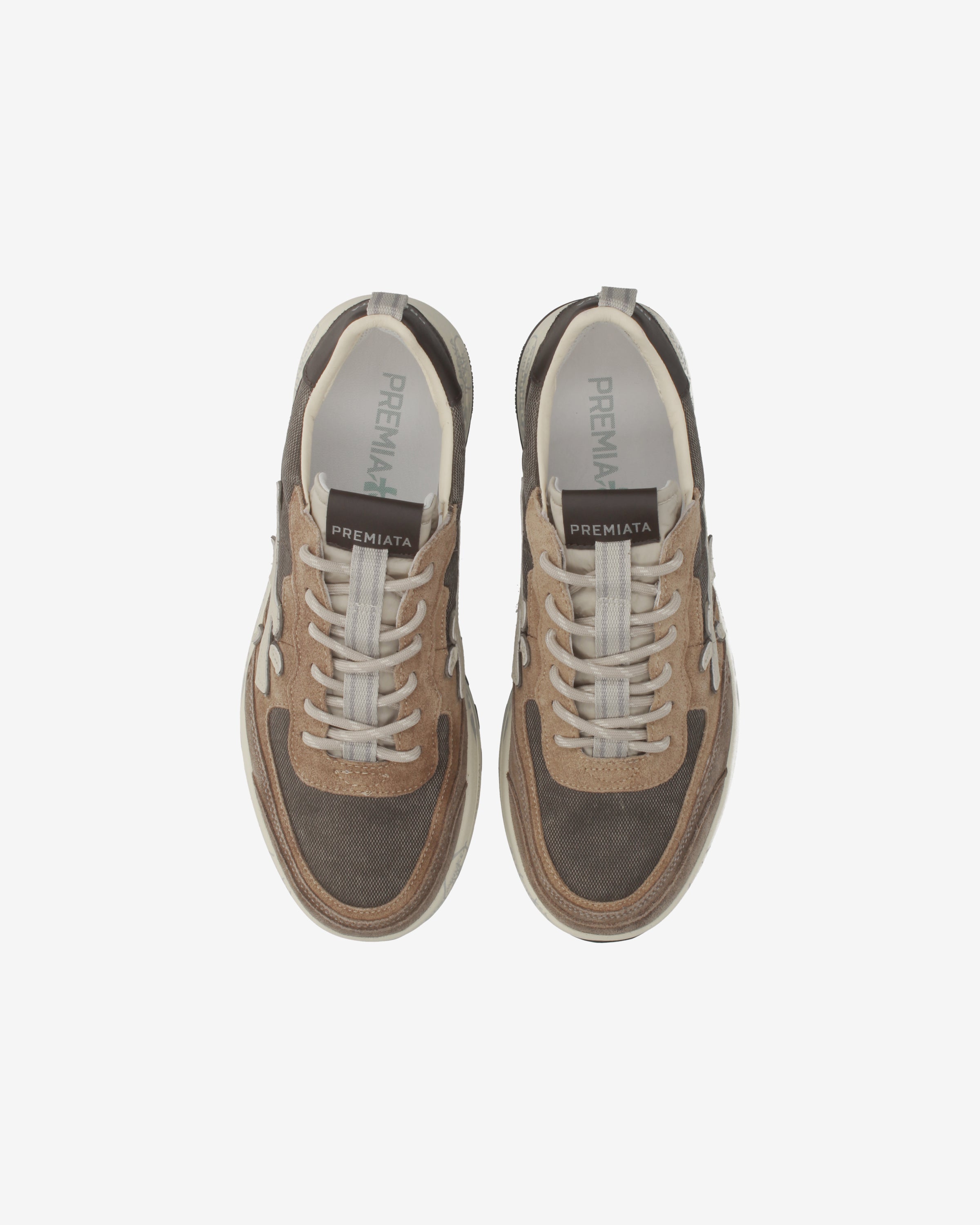 Premiata Nous 8461 baskets homme marron daim