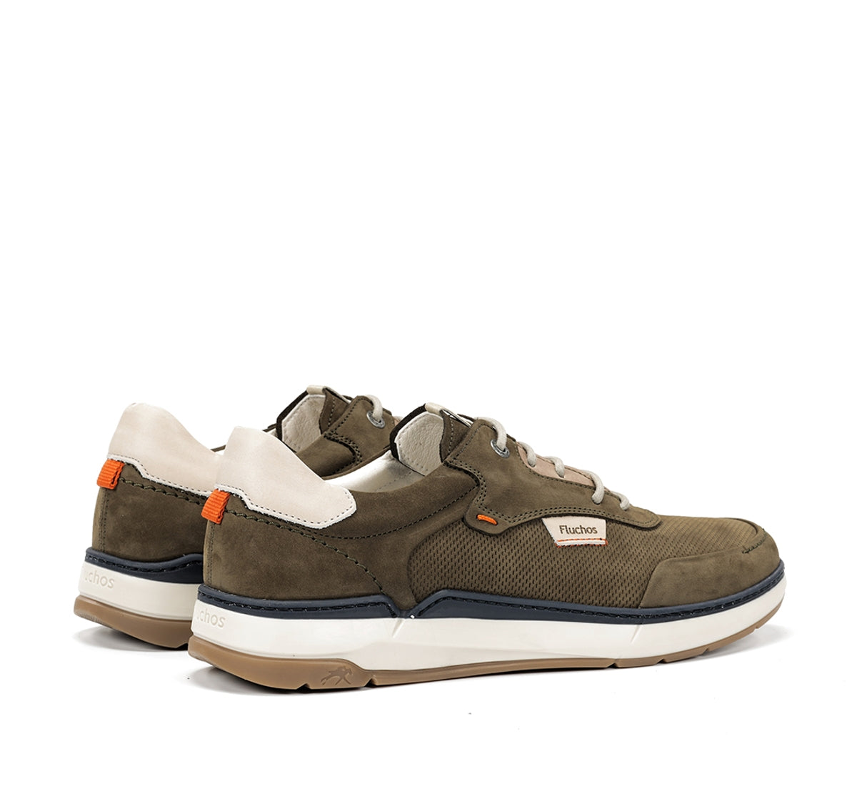 Fluchos Jeff F2210 chaussures homme vertes lacets