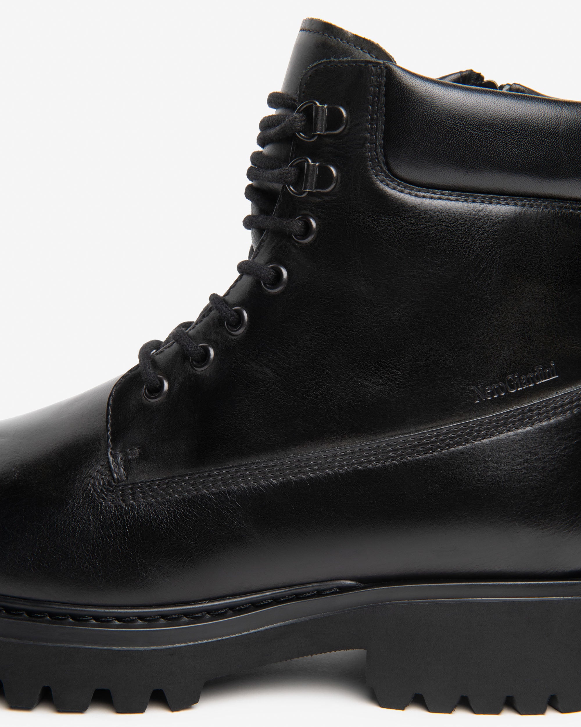 Nero Giardini Ankle Boots bottines cuir homme zip