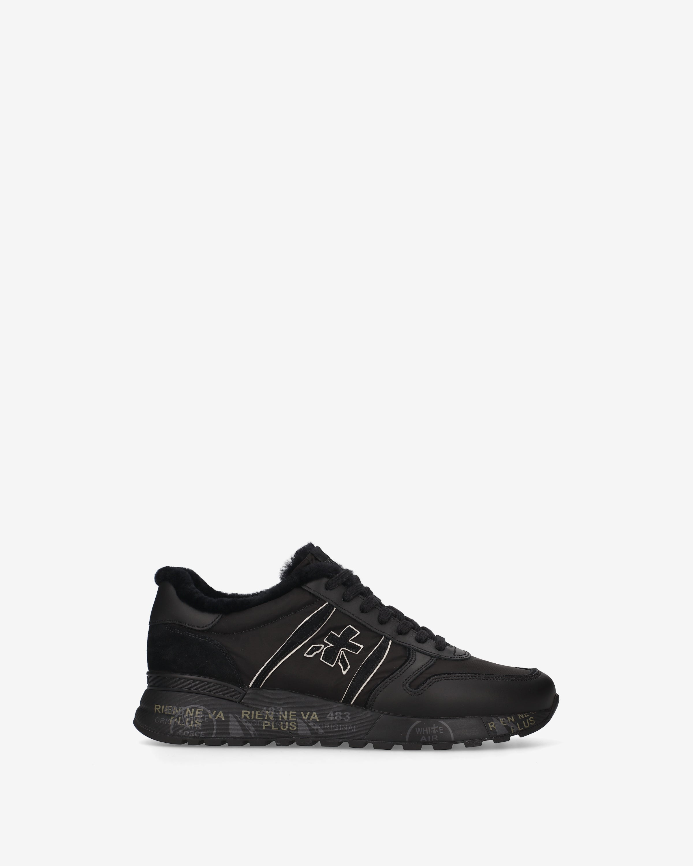 Premiata Lander 8655M sneakers cuir homme fourrure