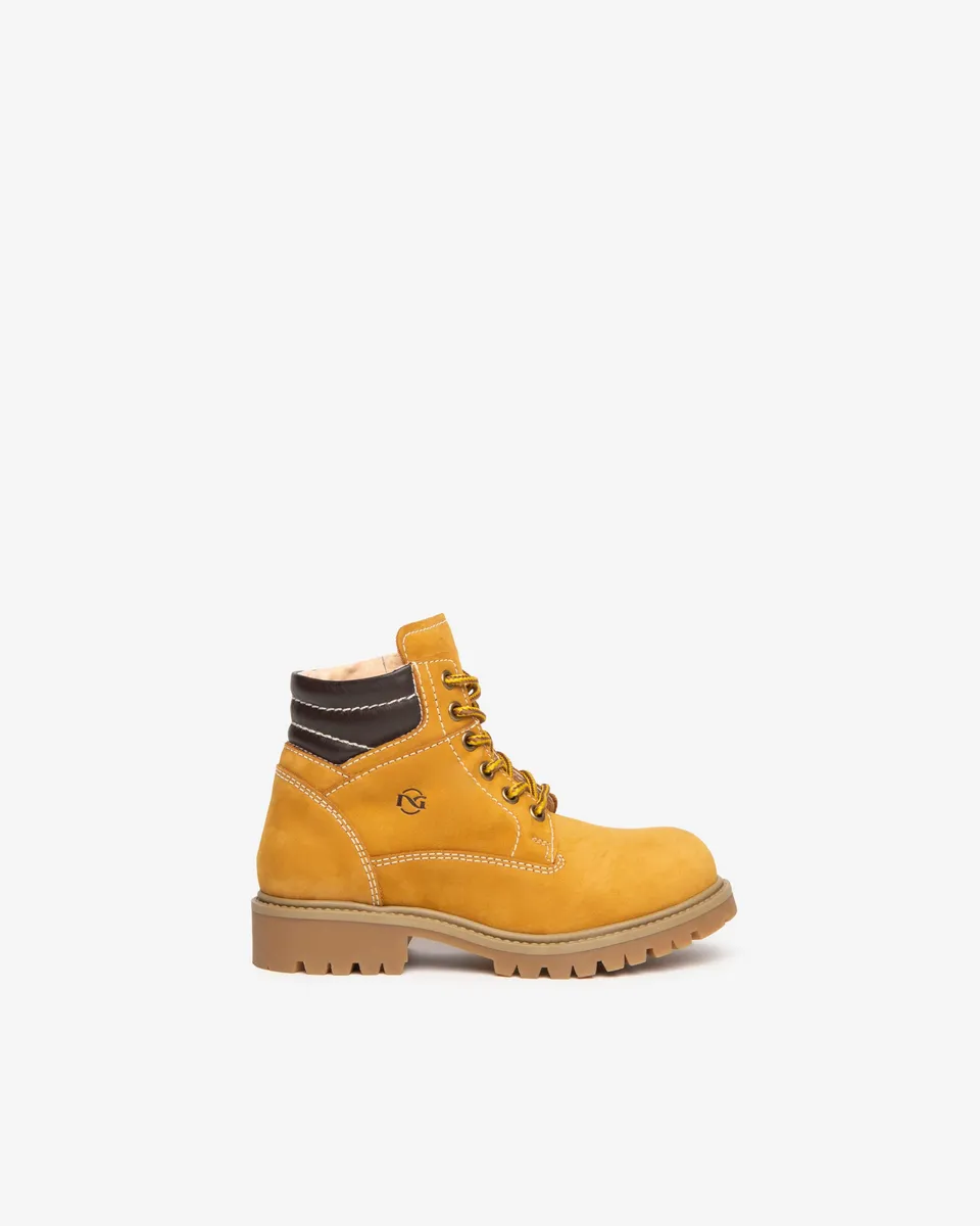 Nero Giardini Ankle Boots cuir garçon lacets et zip 27-39