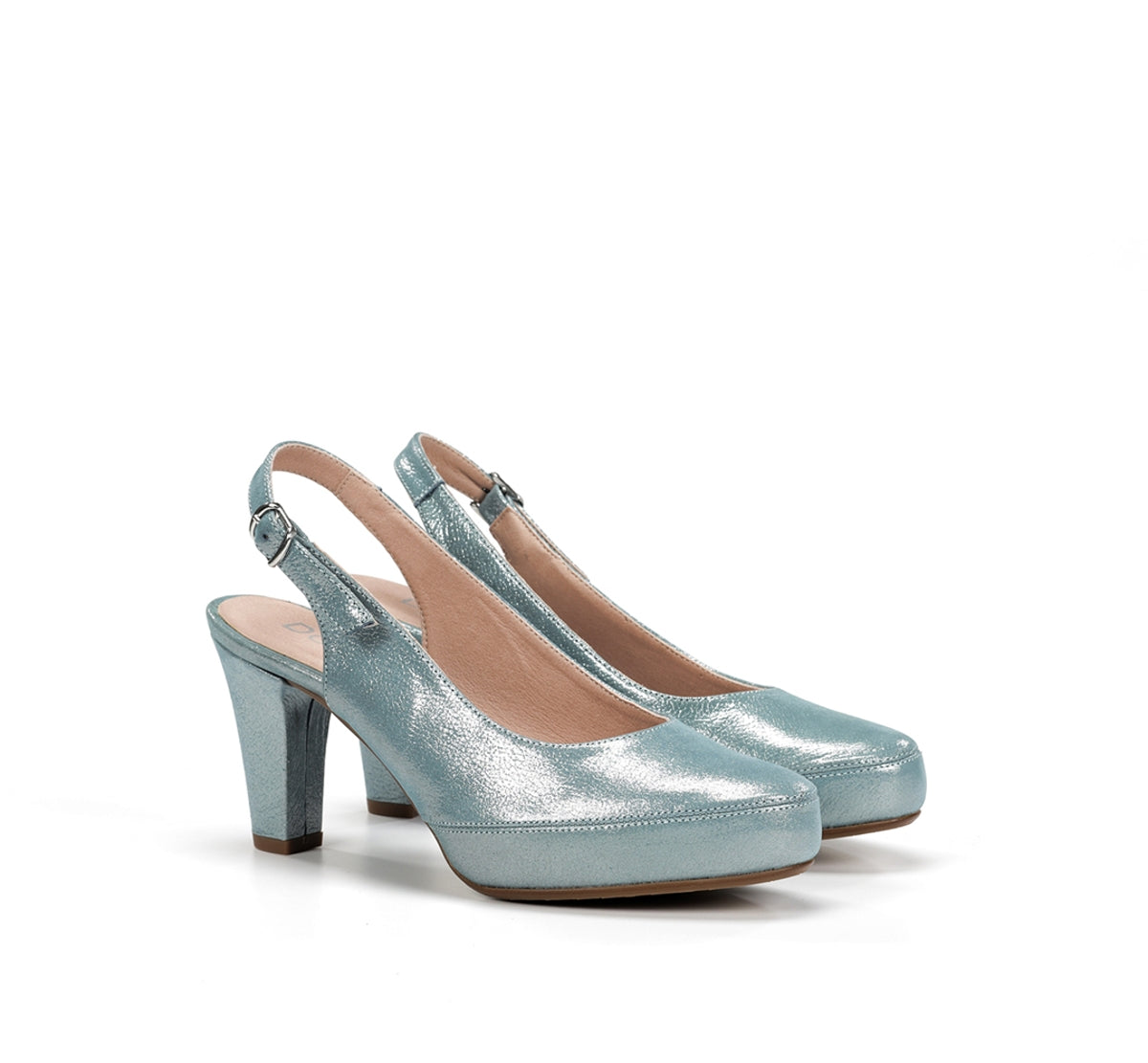 Dorking Blesa D5833 escarpins femme bleu cuir