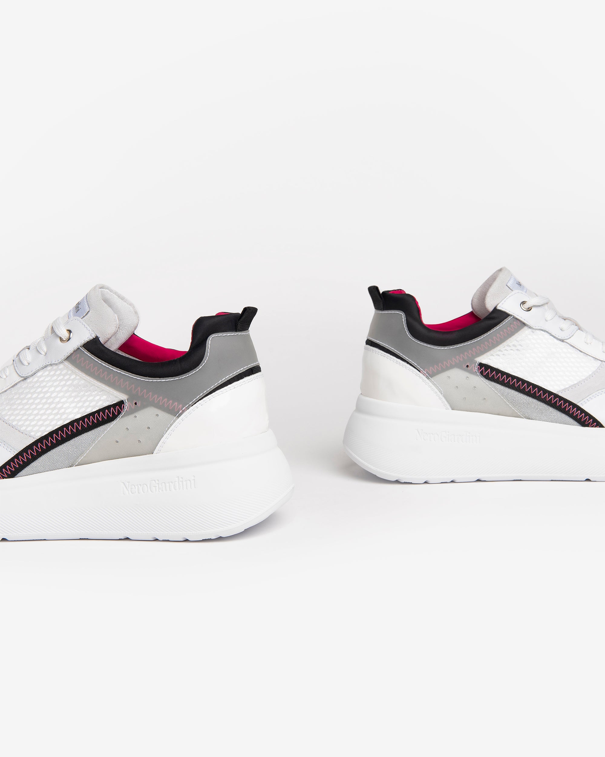 Nero Giardini Sneakers basket femme daim cuir toile 35-41