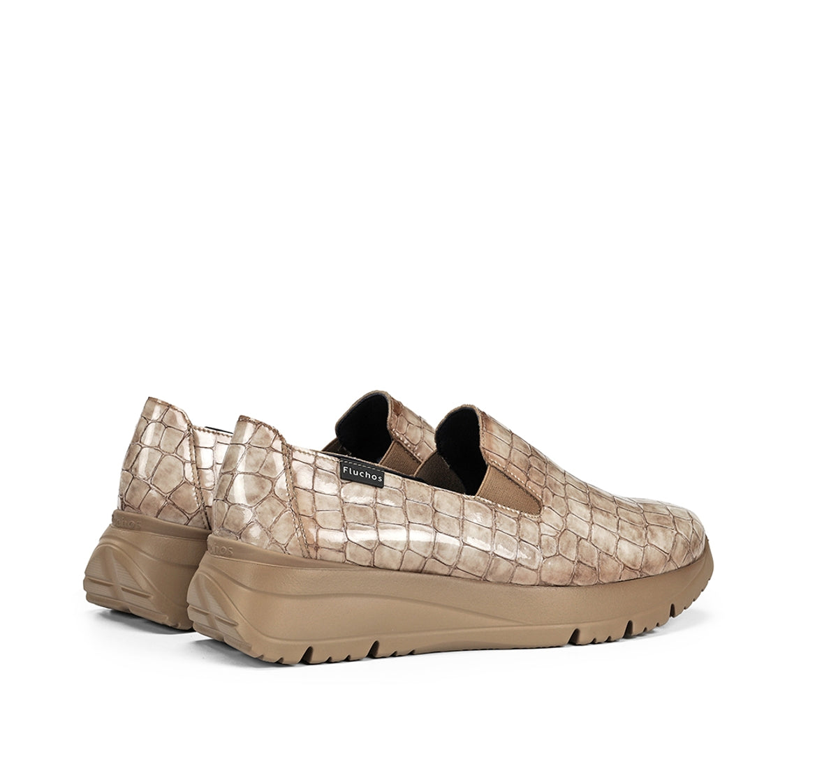 Fluchos Eira F2159 slip-on femme taupe confort