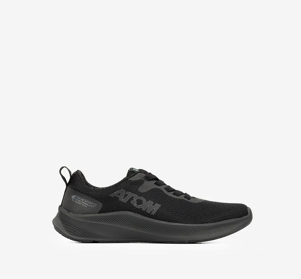 Fluchos Atom AT129 baskets noires femme élastiques