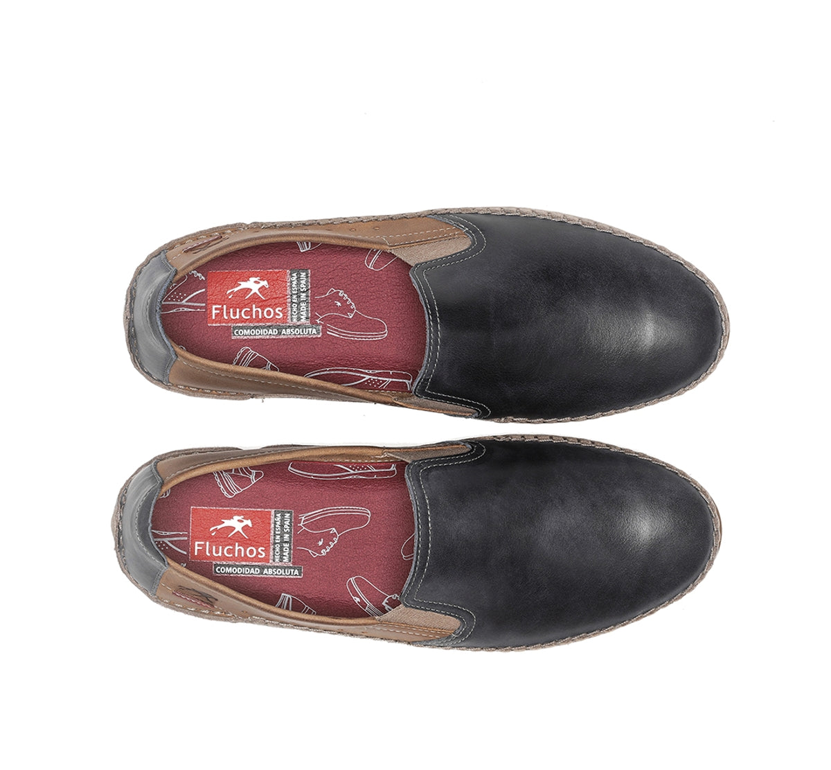 Fluchos Dorian F1178 mocassins homme bleus