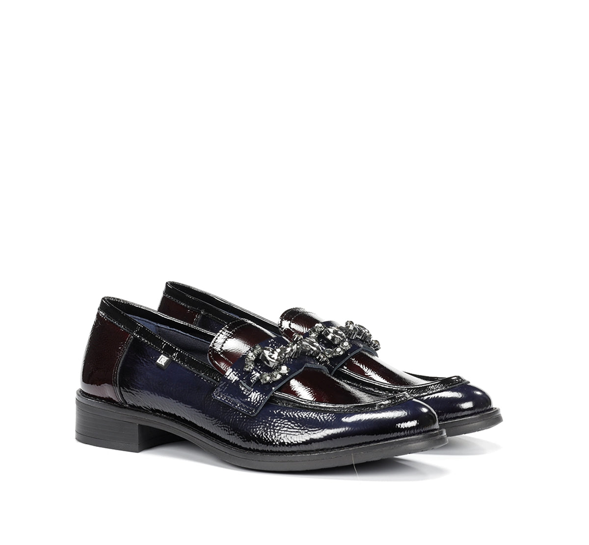 Dorking Harvard D9118 mocassin bleu femme