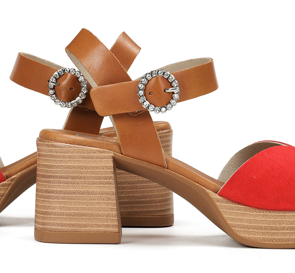 Dorking Diamond D9283 sandales rouge femme talon